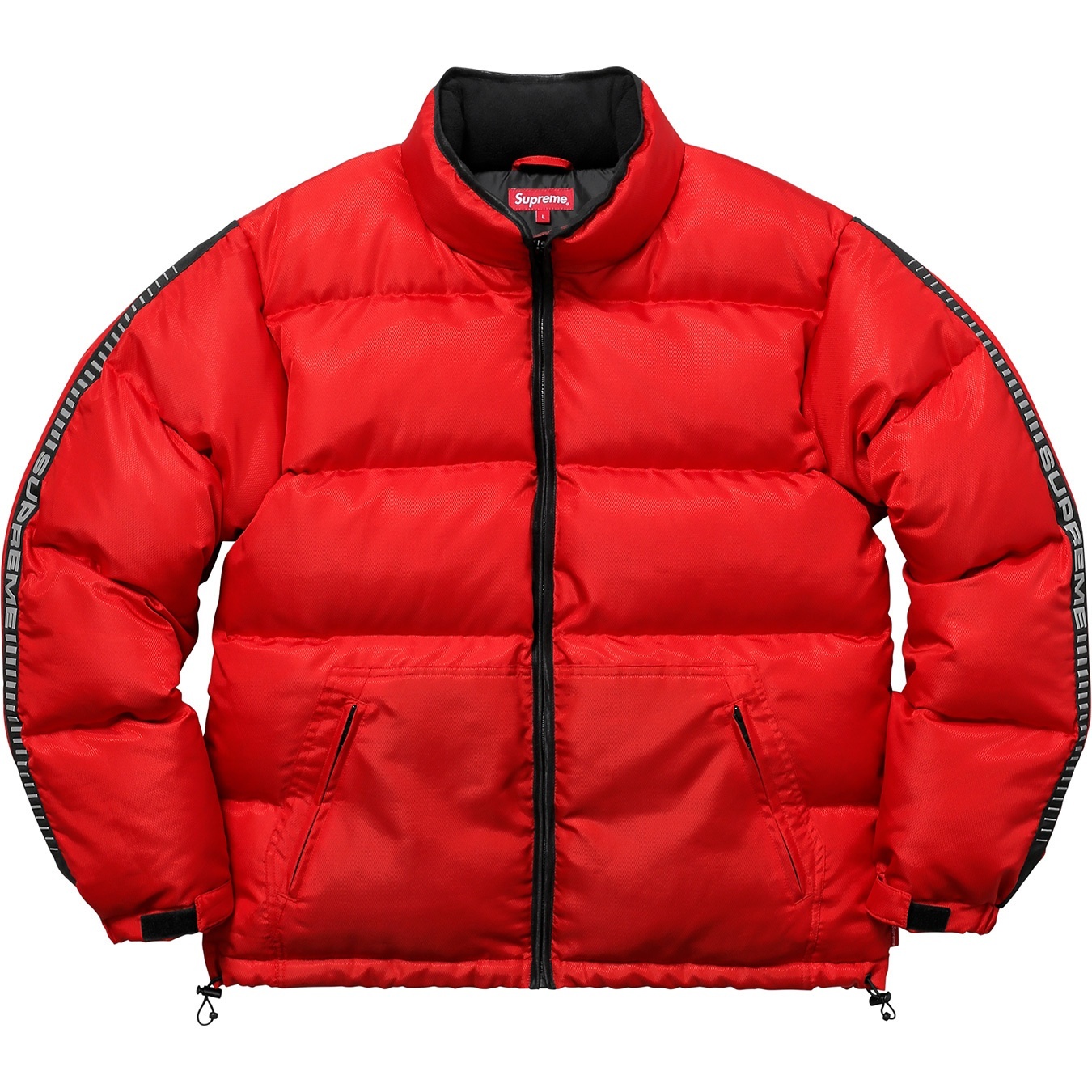 Reflective Sleeve Logo Puffy Jacket view 27